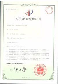 Utility model patent certificate fluorescent lamp