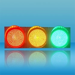 400mm three unit screenful combination of the LED traffic lights