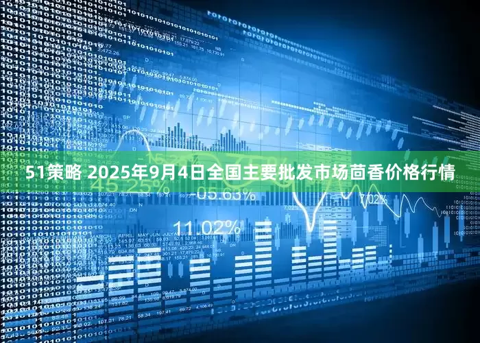 51策略 2025年9月4日全国主要批发市场茴香价格行情